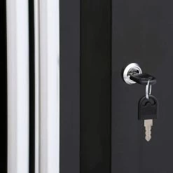 Husky Ready-to-Assemble 24-Gauge Steel Freestanding Garage Cabinet in Black (36 in. W x 72 in. H x 18 in. D) 21 Husky Ready-to-Assemble 24-Gauge Steel Freestanding Garage Cabinet in Black (36 in. W x 72 in. H x 18 in. D) -Tools Sales black husky free standing cabinets g3602t us 77 1000