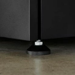 Husky Heavy Duty Welded 20-Gauge Steel 2-Door Garage Base Cabinet in Black (28 in. W x 32 in. H x 21.5 in. D) -Tools Sales black husky free standing cabinets htc1000001 1f 1000