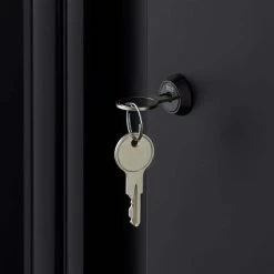 Husky Heavy Duty Welded 20-Gauge Steel 2-Door Garage Base Cabinet in Black (28 in. W x 32 in. H x 21.5 in. D) -Tools Sales black husky free standing cabinets htc1000001 c3 1000