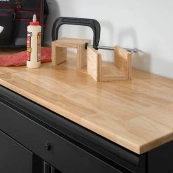 Husky Heavy Duty Welded 20-Gauge Steel 1-Drawer 2-Door Garage Base Cabinet in Black (28 in. W x 32 in. H x 21.5 in. D) -Tools Sales black husky free standing cabinets htc1000009 4f 1000