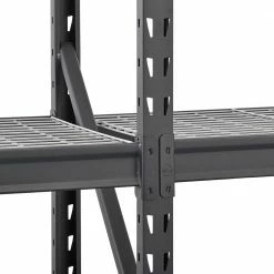 Husky 3-Tier Heavy Duty Industrial Welded Steel Garage Storage Shelving Unit in Black (65 in. W x 54 in. H x 24 in. D) -Tools Sales black husky freestanding shelving units hbr652454w3 44 1000