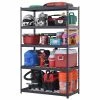 Husky 5-Tier Heavy Duty Boltless Steel Garage Storage Shelving Unit in Black (48 in. W x 78 in. H x 24 in. D) 2 Husky 5-Tier Heavy Duty Boltless Steel Garage Storage Shelving Unit in Black (48 in. W x 78 in. H x 24 in. D) -Tools Sales black husky freestanding shelving units n2r482478w5b 64 1000