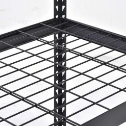 Husky 5-Tier Heavy Duty Boltless Steel Garage Storage Shelving Unit in Black (48 in. W x 78 in. H x 24 in. D) -Tools Sales black husky freestanding shelving units n2r482478w5b 76 1000