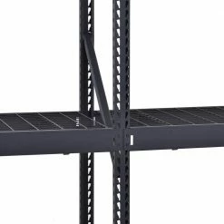 Husky 3-Tier Industrial Duty Steel Freestanding Garage Storage Shelving Unit in Black (65 in. W x 54 in. H x 24 in. D) -Tools Sales black husky freestanding shelving units n2w652454w3b 66 1000