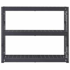 Husky 3-Tier Industrial Duty Steel Freestanding Garage Storage Shelving Unit in Black (65 in. W x 54 in. H x 24 in. D) -Tools Sales black husky freestanding shelving units n2w652454w3b 77 1000