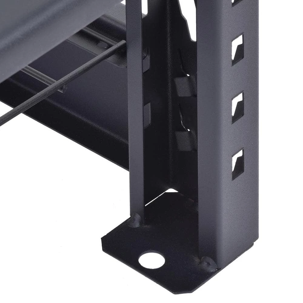 Husky 4-Tier Industrial Duty Steel Freestanding Garage Storage Shelving Unit in Black (77 in. W x 78 in. H x 24 in. D) 15 Husky 4-Tier Industrial Duty Steel Freestanding Garage Storage Shelving Unit in Black (77 in. W x 78 in. H x 24 in. D) - Image 14