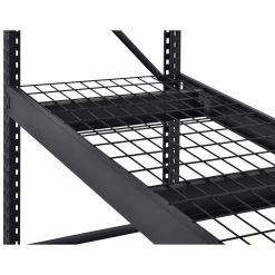 Husky 5-Tier Industrial Duty Steel Freestanding Garage Storage Shelving Unit in Black (90 in. W x 90 in. H x 24 in. D) 26 Husky 5-Tier Industrial Duty Steel Freestanding Garage Storage Shelving Unit in Black (90 in. W x 90 in. H x 24 in. D) -Tools Sales black husky freestanding shelving units n2w902490w5b 44 1000