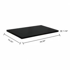 Husky 2-Pack Steel Shelf Set in Black (36 in. W x 15 in. D) for Ready-to-Assemble 36 in. Freestanding Garage Cabinet 7 Husky 2-Pack Steel Shelf Set in Black (36 in. W x 15 in. D) for Ready-to-Assemble 36 in. Freestanding Garage Cabinet -Tools Sales black husky garage cabinet accessories g3600ps us 40 1000