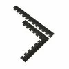 Husky 18.4 in. x 18.4 in. Black Commercial PVC Garage Flooring Trim Kit -Tools Sales black husky garage flooring tiles hdtkblk 64 1000