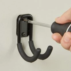 Husky Small Wall Mounted J-Hook -Tools Sales black husky garage storage hooks 842245 fa 1000