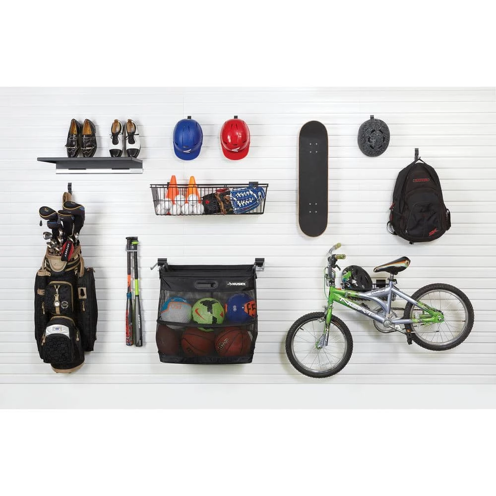 Husky Vertical Bike Hook for Garage Slat Wall and Track Systems 4 Husky Vertical Bike Hook for Garage Slat Wall and Track Systems - Image 2