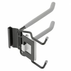 Husky 6 in. Quad Hook for Garage Slat Wall and Track Systems -Tools Sales black husky garage storage hooks 90236hwfq a0 1000