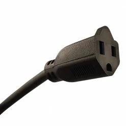 Husky 50 ft. 14/3 Oil Resistant Indoor/Outdoor Extension Cord, Black -Tools Sales black husky general purpose cords hd 277 614 4f 1000