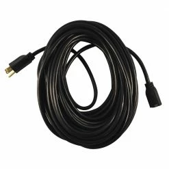 Husky 50 ft. 14/3 Oil Resistant Indoor/Outdoor Extension Cord, Black -Tools Sales black husky general purpose cords hd 277 614 c3 1000