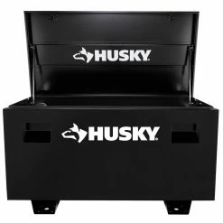 Husky 48 in. W x 24 in. D Steel Job Site Tool Box in Black 9 Husky 48 in. W x 24 in. D Steel Job Site Tool Box in Black -Tools Sales black husky jobsite boxes h48jsb 1f 1000