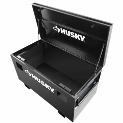 Husky 48 in. W x 24 in. D Steel Job Site Tool Box in Black 8 Husky 48 in. W x 24 in. D Steel Job Site Tool Box in Black -Tools Sales black husky jobsite boxes h48jsb 4f 1000