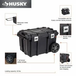 Husky 26 in. Connect Rolling Tool Box Black -Tools Sales black husky modular tool storage systems 228224 77 1000