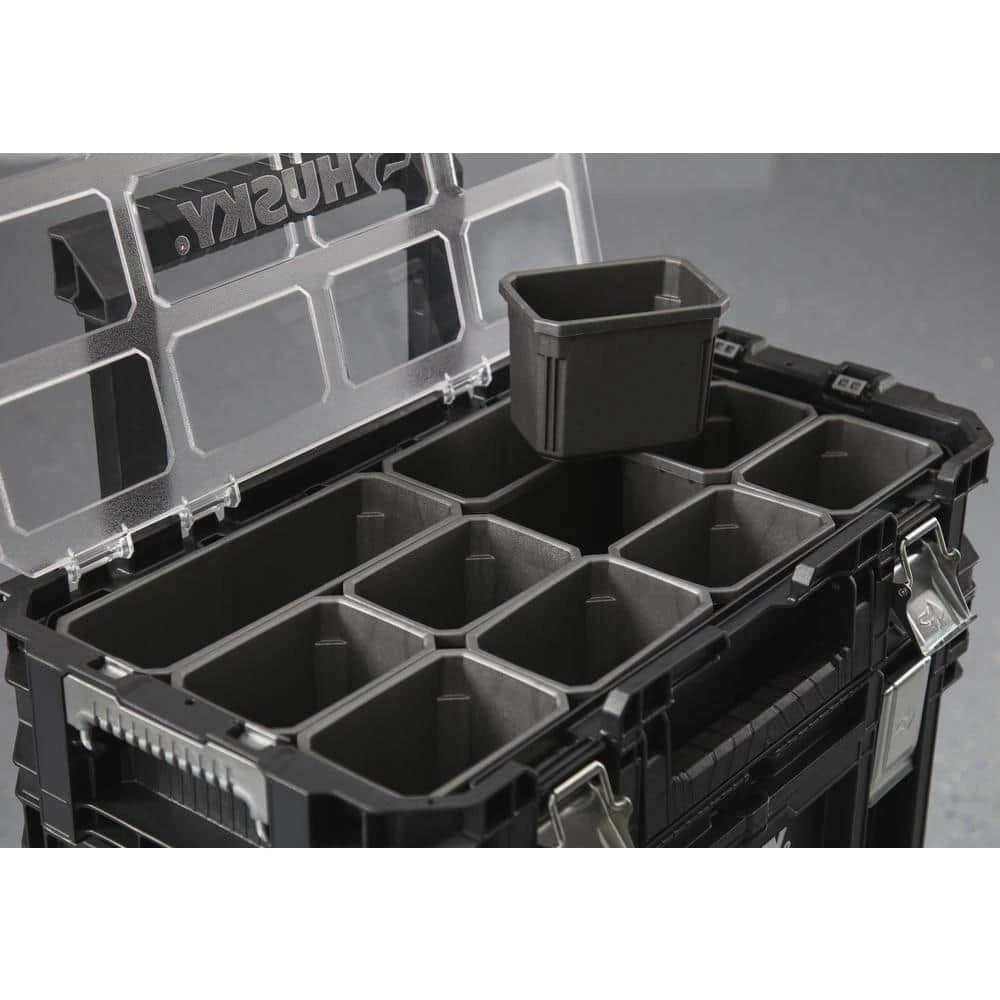 Husky 22 in. Connect Rolling System Plastic Tool Box 5 Husky 22 in. Connect Rolling System Plastic Tool Box - Image 3