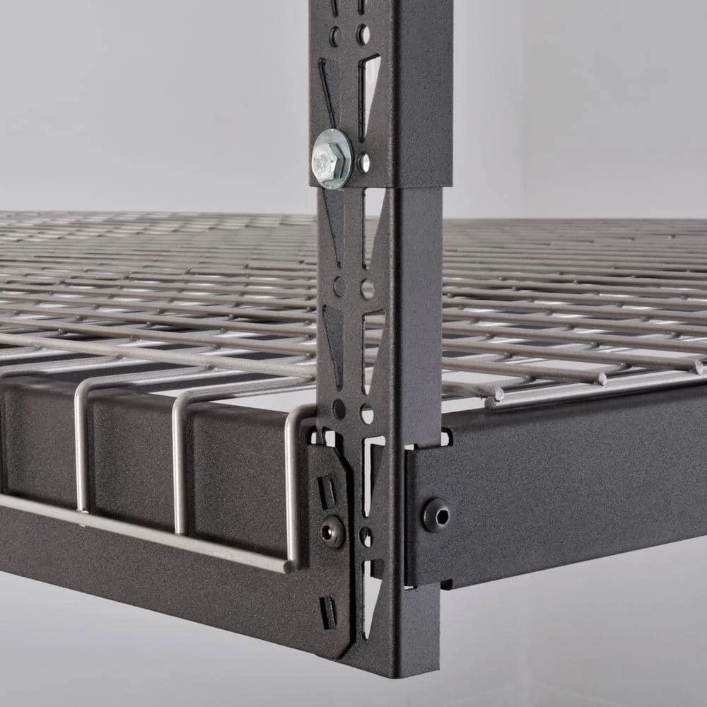 Husky Adjustable Height Overhead Ceiling Mount Garage Rack in Black (42 in. H x 96 in. W x 32 in. D) 13 Husky Adjustable Height Overhead Ceiling Mount Garage Rack in Black (42 in. H x 96 in. W x 32 in. D) - Image 11