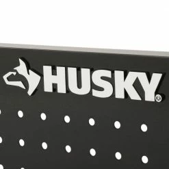 Husky 46 in. Pegboard Back Wall for Mobile Workbench -Tools Sales black husky pegboards d6tc09001 a0 1000