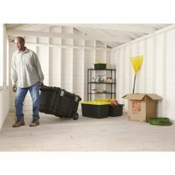 Husky 37 in. Rolling Tool Box Utility Cart Black -Tools Sales black husky portable tool boxes 209261 d4 1000