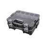 Husky 36-Compartment Interlocking Small Parts Organizer in Black (2-Pack) -Tools Sales black husky portable tool boxes thd2020 002 64 1000