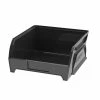 Husky Stackable Garage Storage Bin (5 in. H x 11 in. W x 11 in. D) -Tools Sales black husky storage bins shskystkb 64 1000