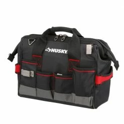 Husky 14 in. Large Mouth Tool Bag 18 Husky 14 in. Large Mouth Tool Bag -Tools Sales black husky tool bags 67125 02 1f 1000