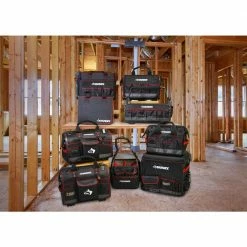 Husky 20 in. Pro Tool Tote with Removable Tool Wall -Tools Sales black husky tool bags 67129 02 31 1000