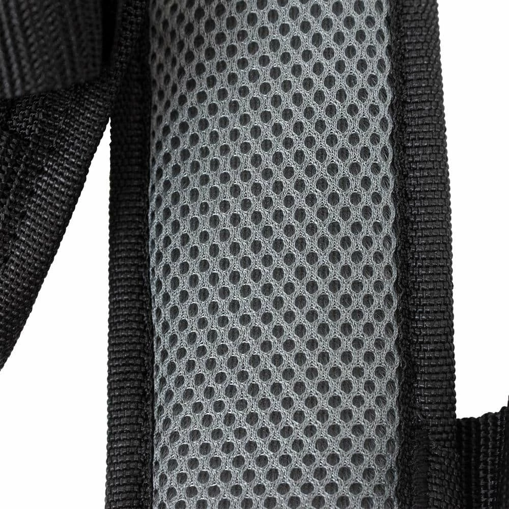 Husky 16-Pocket Black Carpenter's Tool Belt with Suspenders 9 Husky 16-Pocket Black Carpenter's Tool Belt with Suspenders - Image 7