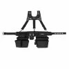 Husky 16-Pocket Black Carpenter's Tool Belt with Suspenders -Tools Sales black husky tool belts hd00144 64 1000