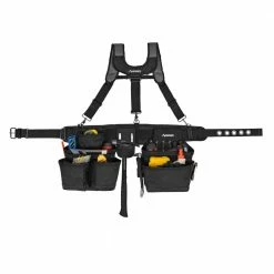 Husky 16-Pocket Black Carpenter's Tool Belt with Suspenders 14 Husky 16-Pocket Black Carpenter's Tool Belt with Suspenders -Tools Sales black husky tool belts hd00144 c3 1000