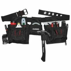 Husky Black Handyman Tool Belt (12-Pocket) -Tools Sales black husky tool belts hd793857 th 4f 1000