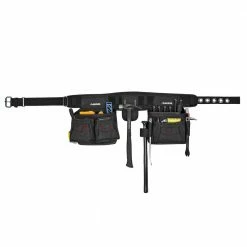 Husky 2-Bag 10-Pocket Black Contractor's Work Tool Belt 11 Husky 2-Bag 10-Pocket Black Contractor's Work Tool Belt -Tools Sales black husky tool belts hd858759 th e1 1000