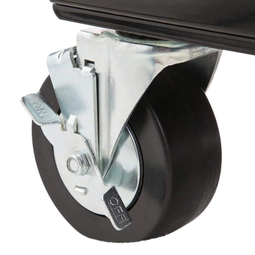 Husky 33 in 4-Drawer Mechanics Cart with Extended Side Table and Bottle Tray 7 Husky 33 in 4-Drawer Mechanics Cart with Extended Side Table and Bottle Tray - Image 5