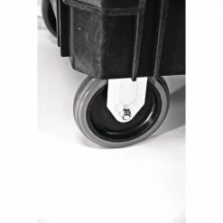 Husky 2-Tier Plastic 4-Wheeled Service Cart in Black with 500 lb. Capacity -Tools Sales black husky utility carts 410 113 0111 44 1000