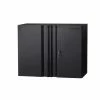 Husky Heavy Duty Welded 20-Gauge Steel Wall Mounted Garage Cabinet in Black (28 in. W x 22 in. H x 14 in. D) -Tools Sales black husky wall mounted cabinets htc1000010 64 1000