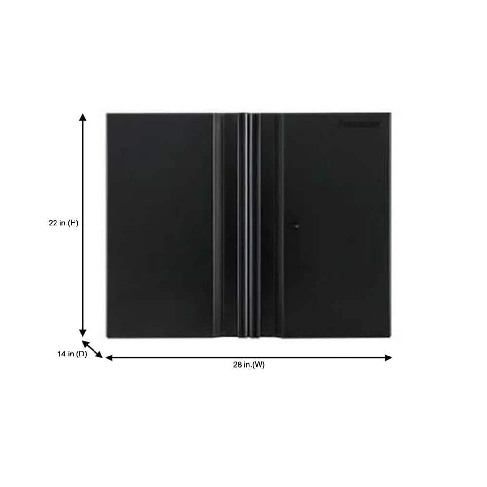 Husky Heavy Duty Welded 20-Gauge Steel Wall Mounted Garage Cabinet in Black (28 in. W x 22 in. H x 14 in. D) 11 Husky Heavy Duty Welded 20-Gauge Steel Wall Mounted Garage Cabinet in Black (28 in. W x 22 in. H x 14 in. D) - Image 9