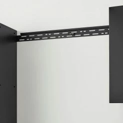 Husky Extra Wide Heavy Duty Welded 20-Gauge Steel Wall Mounted Garage Cabinet in Black (32 in. W x 22 in. H x 14 in. D) -Tools Sales black husky wall mounted cabinets htc1000010 ex a0 1000