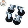 Husky 4 in. Caster Kit for Regular Duty Welded Steel Garage Base Cabinets 2 Husky 4 in. Caster Kit for Regular Duty Welded Steel Garage Base Cabinets -Tools Sales blacks husky casters g0401ac us 64 1000