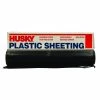 Husky 8 ft. x 100 ft. Black 4 mil Plastic Sheeting -Tools Sales blacks husky plastic sheeting cf0408b 64 1000