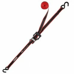 Husky 16 ft. x 1.25 in. Ratchet Tie-Down Straps with S-Hook (2-Pack) -Tools Sales blacks husky ratchet straps fh0935e 40 1000