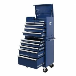 Husky 27 in. 10-Drawer Blue Tool Chest Combo -Tools Sales blue husky tool chest combos h27ch5tr5blu 1d 1000