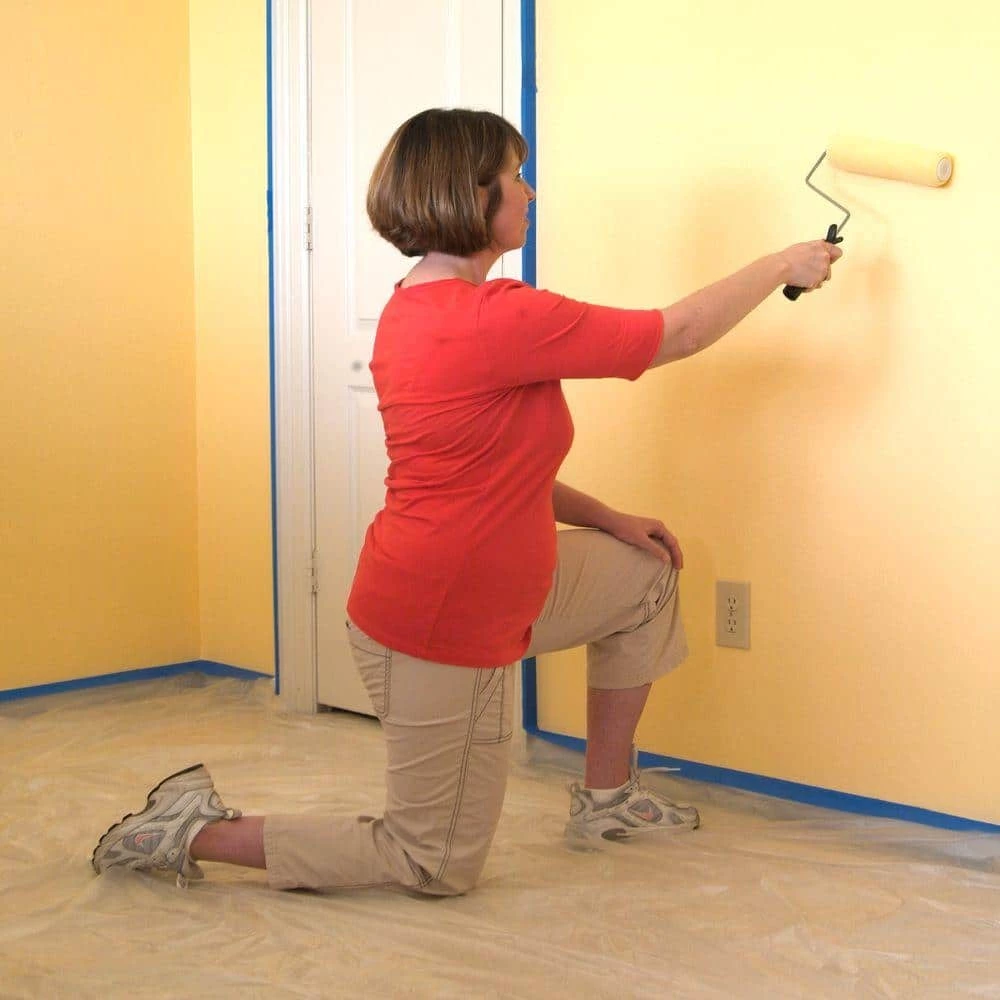 Husky 9 ft. x 400 ft. Clear 0.7 mil Plastic Sheeting 7 Husky 9 ft. x 400 ft. Clear 0.7 mil Plastic Sheeting - Image 5