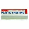 Husky 20 ft. x 100 ft. Clear 3 mil Plastic Sheeting -Tools Sales clear husky plastic sheeting cf0320c 64 1000