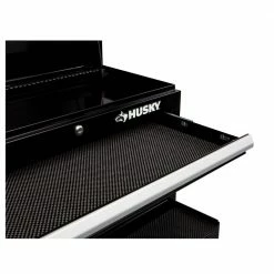 Husky 26 in. W x 12 in. D Standard Duty 4-Drawer Top Tool Chest in Gloss Black -Tools Sales gloss black husky top tool chests hkst98065bk 1f 1000