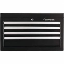 Husky 26 in. W x 12 in. D Standard Duty 4-Drawer Top Tool Chest in Gloss Black -Tools Sales gloss black husky top tool chests hkst98065bk 40 1000