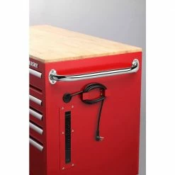 Husky 46 in. W x 24.5 in. D 9-Drawer Gloss Red Deep Tool Chest Mobile Workbench with Hardwood Top 15 Husky 46 in. W x 24.5 in. D 9-Drawer Gloss Red Deep Tool Chest Mobile Workbench with Hardwood Top -Tools Sales gloss red husky mobile workbenches h46mwc9rv2 c 1f 1000