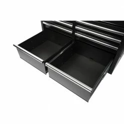 Husky 46 in. W x 24.5 in D Standard Duty 9-Drawer Mobile Workbench Tool Chest with Solid Wood Top in Gloss White 19 Husky 46 in. W x 24.5 in D Standard Duty 9-Drawer Mobile Workbench Tool Chest with Solid Wood Top in Gloss White -Tools Sales gloss white with silver trim husky mobile workbenches hotc4609bj6m 77 1000