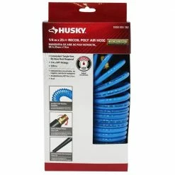 Husky 1/4 in. x 25 ft. Polyurethane Recoil Hose -Tools Sales husky air hoses 24 25e ret hom c3 1000